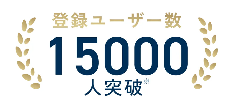 登録ユーザー数15000人突破